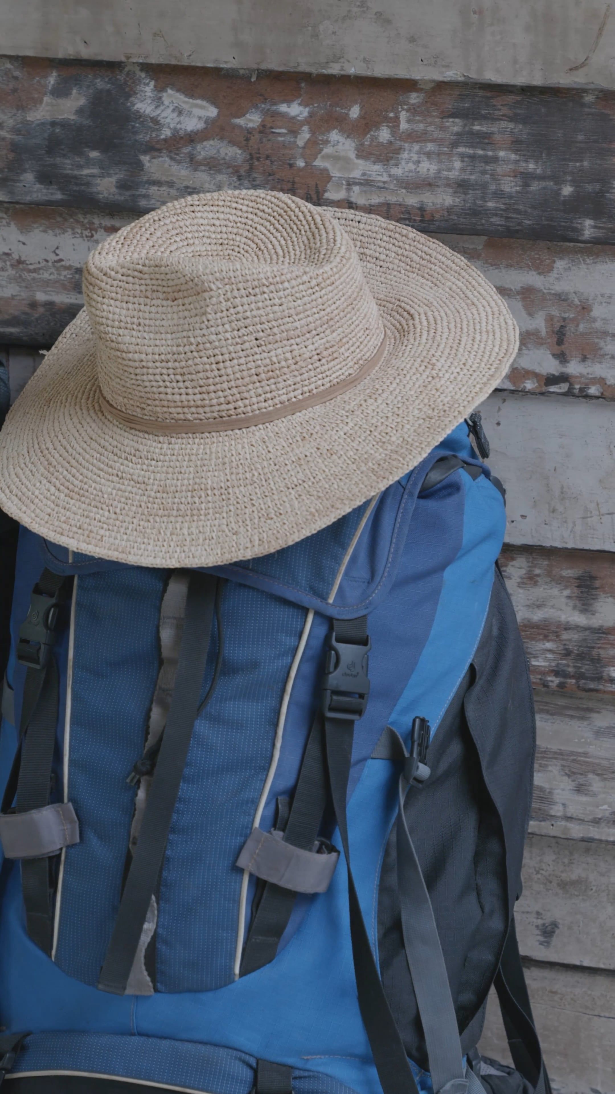 Close Up of Backpacks and a Sun hat Free Stock Video Footage, Royalty ...