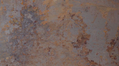 Close-Up Video of a Rusty Metal