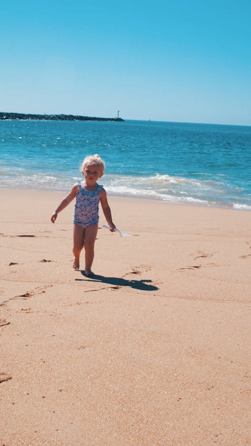 Cute Girl In a Beach