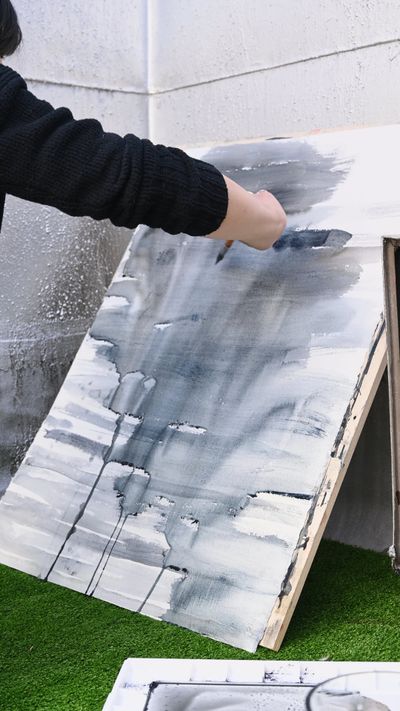 Greta Hoffman's abstract art motion video