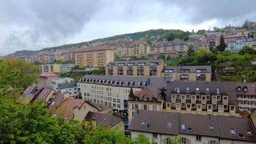 Time-lapse Of Buildings In Neuchatel