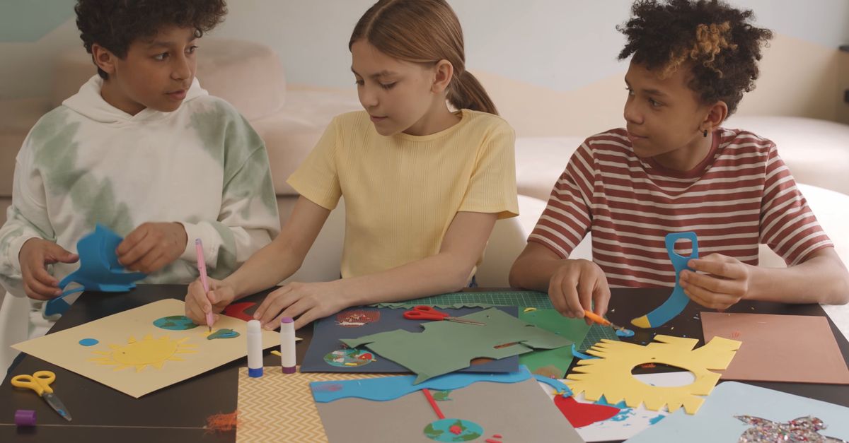 Students Using Paper Students Making Paper Cutouts Free Stock Video Footage, Royalty-Free 4K ...