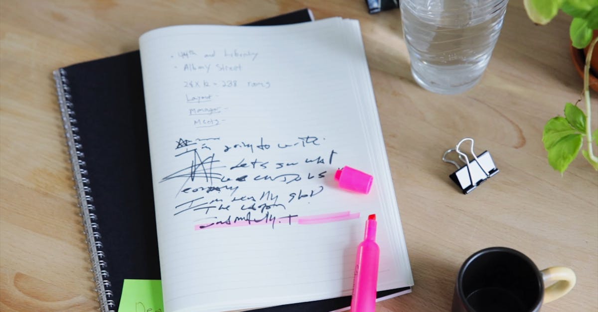 Scribbles on a Notebook Free Stock Video Footage, Royalty-Free 4K & HD ...