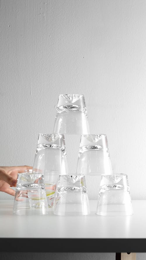 Stack Of Drinking Glasses
