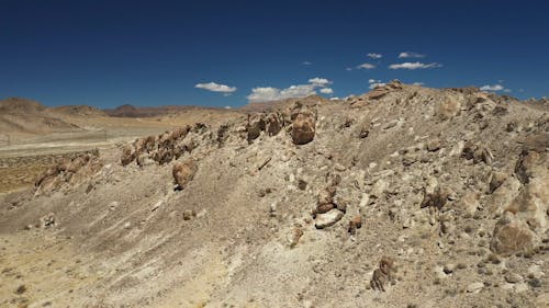 Aerial Footage of Rocks in a Mountain