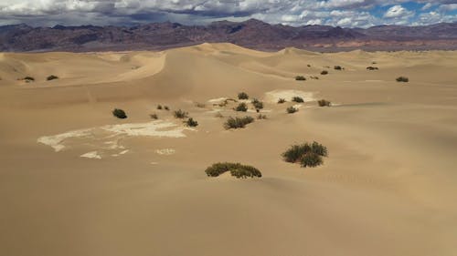 Drone Footage of a Desert