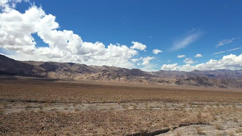 Drone Footage of a Landscape at Death Valley