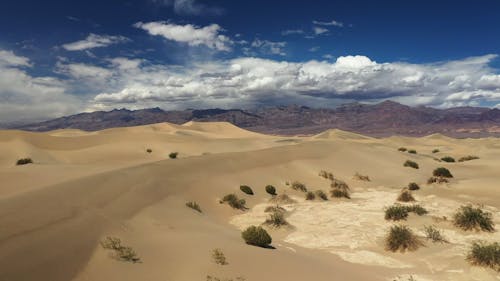 Drone Footage of a Desert