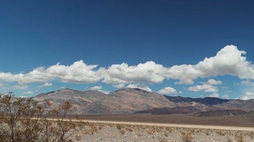 A Desert Under a Cloudy Sky