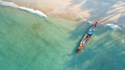 Drone Shot of Bottle Beach in Thailand