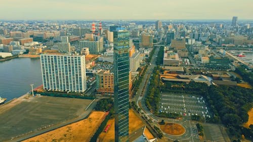 Aerial View of the Cityscape