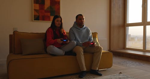 Couple Playing Video Game