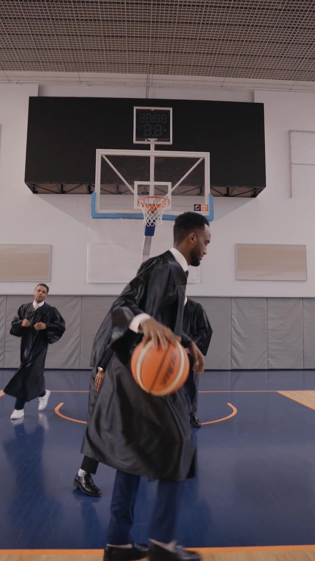 Male Graduates Playing Basketball Free Stock Video Footage, Royalty ...