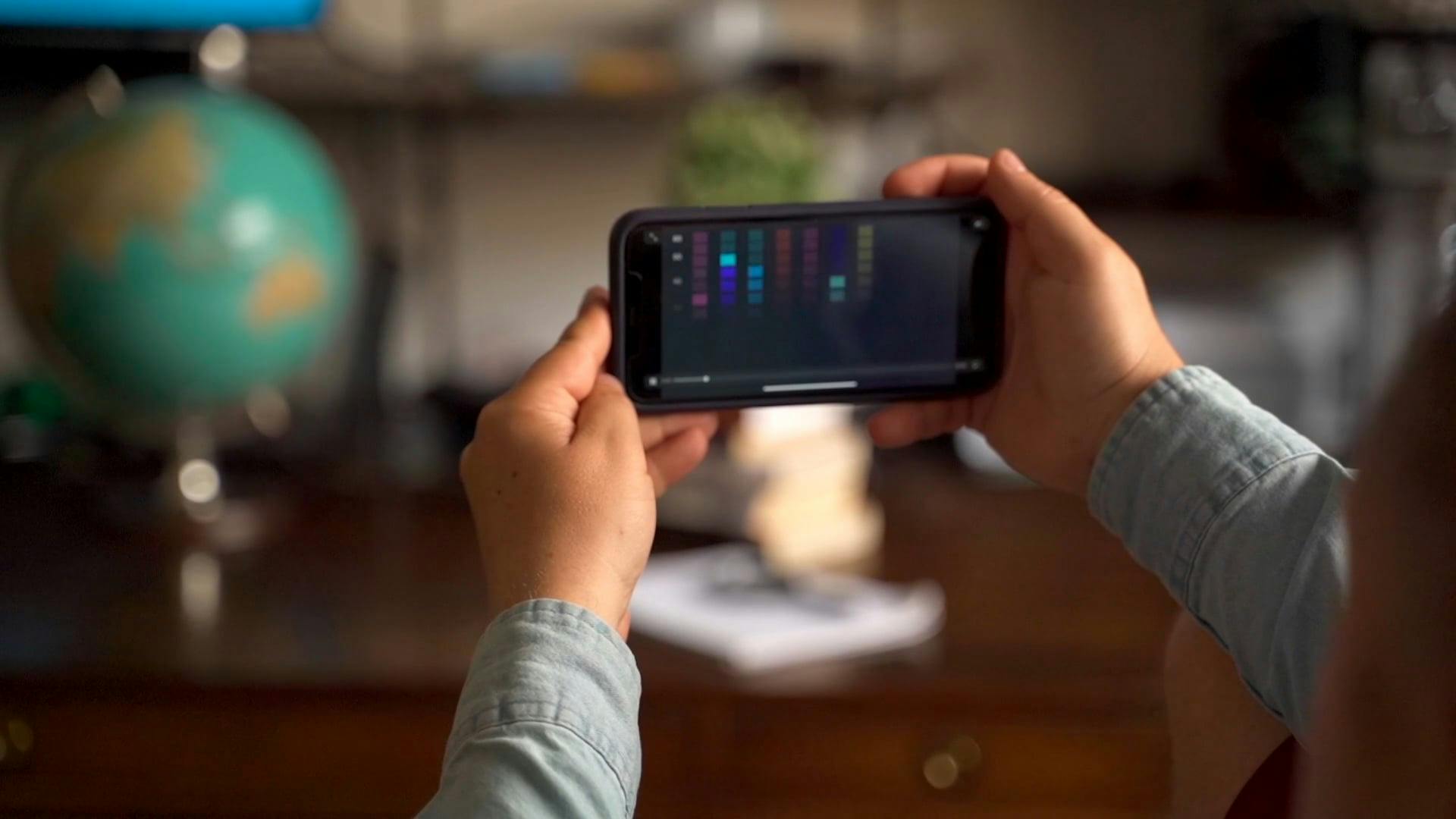 A Man Using his Cellphone while Walking · Free Stock Video