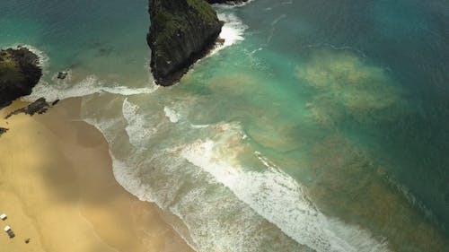 Drone Footage of a Beach