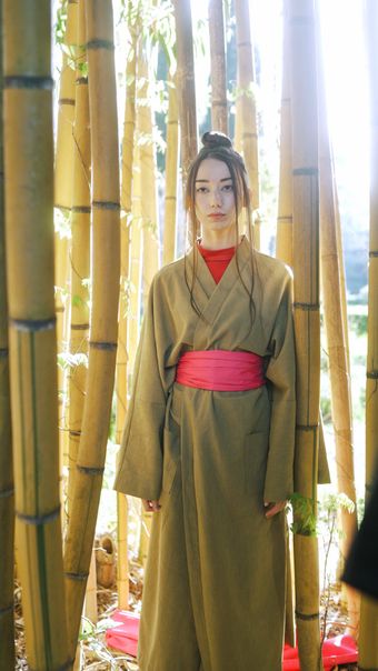 外国人穿汉服视频素材
