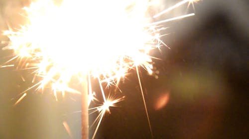 Burning Sparkler