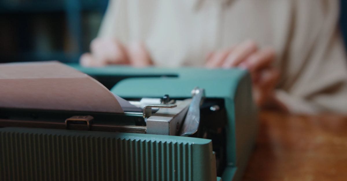 Video Using Typewriter A Person using Typewriter Free Stock Video Footage, Royalty-Free 4K ...