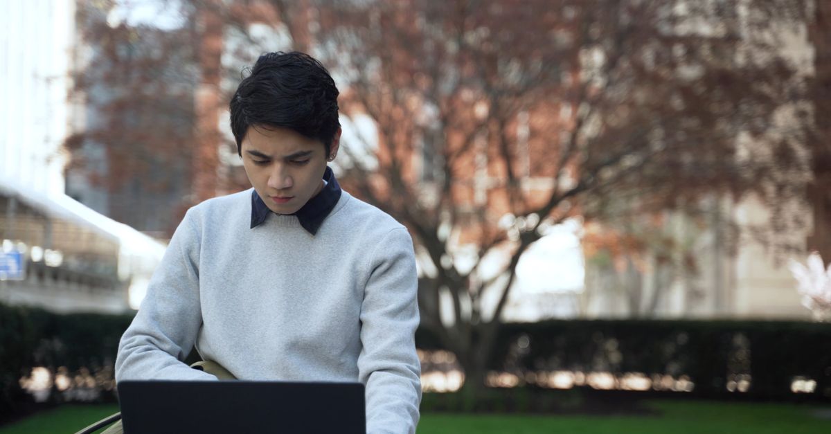 Man Using Computer 4k Man using Laptop Free Stock Video Footage, Royalty-Free 4K & HD Video Clip