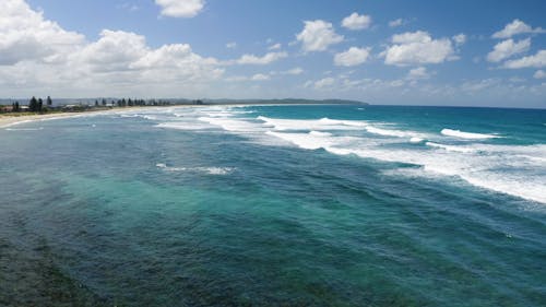 Drone Footage of Ocean Waves