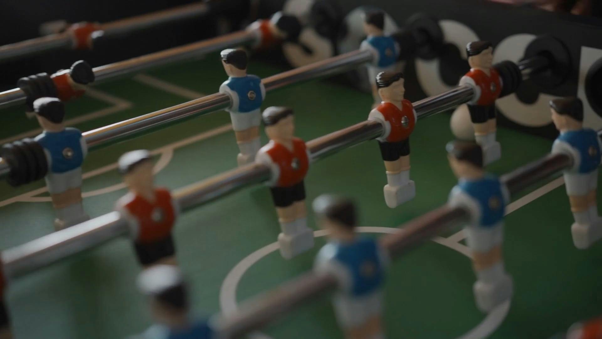 Friends Playing Foosball · Free Stock Video