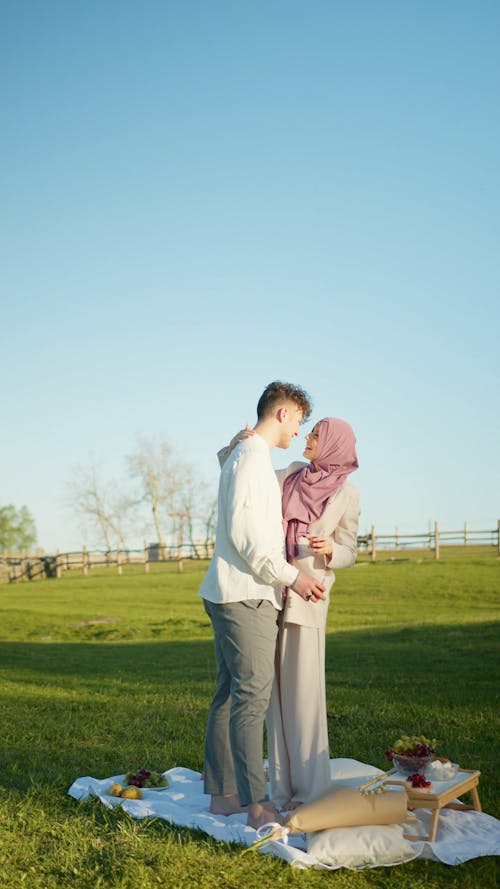 Couple Having a Picnic