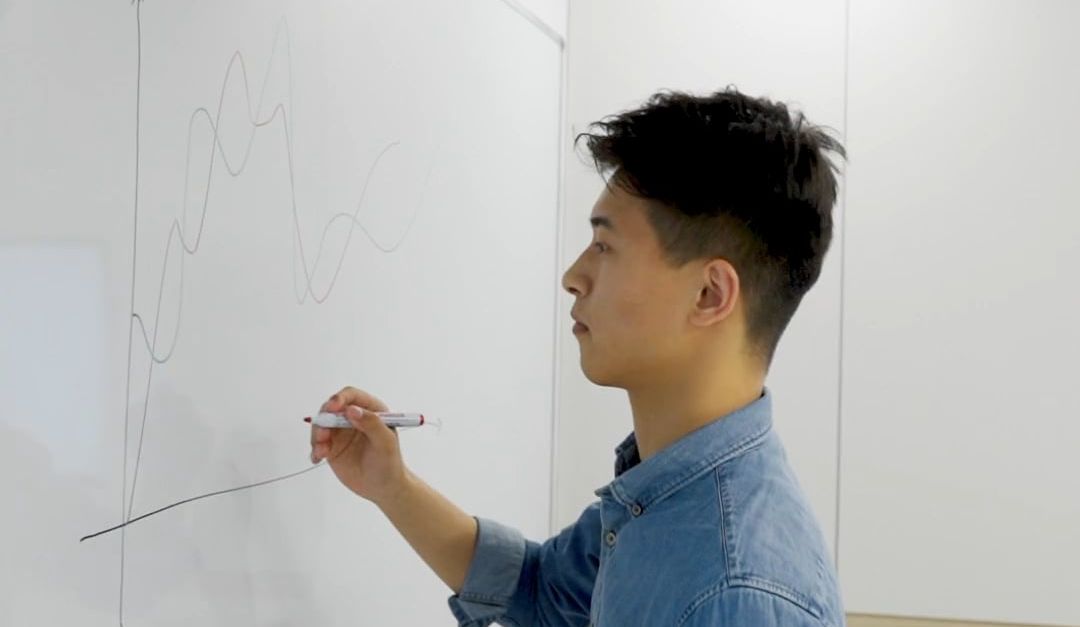 Person Drawing Graph Man Drawing a Graph on a Whiteboard Free Stock Video Footage, Royalty ...
