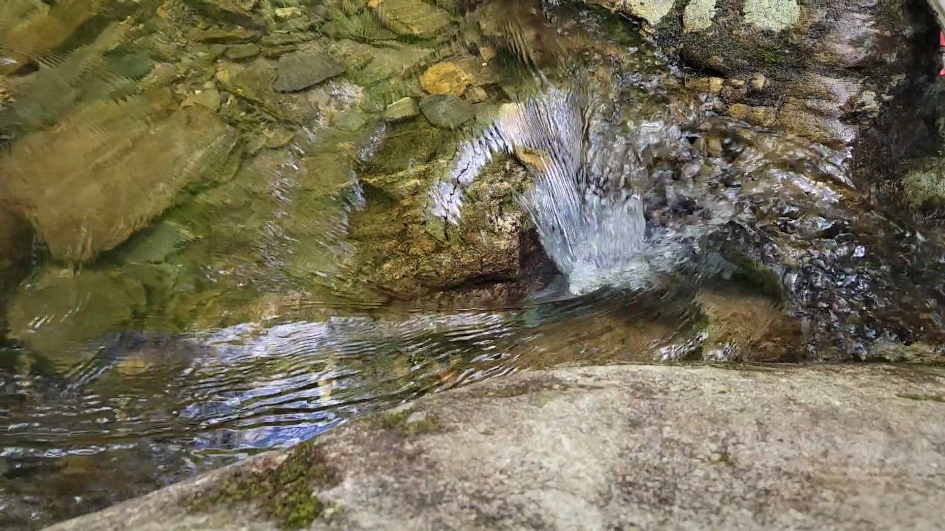 Slow Motion of Flowing Water in the Stream Free Stock Video Footage ...