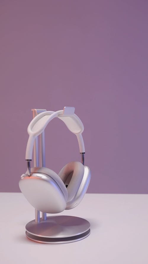 Headphones with a Stand