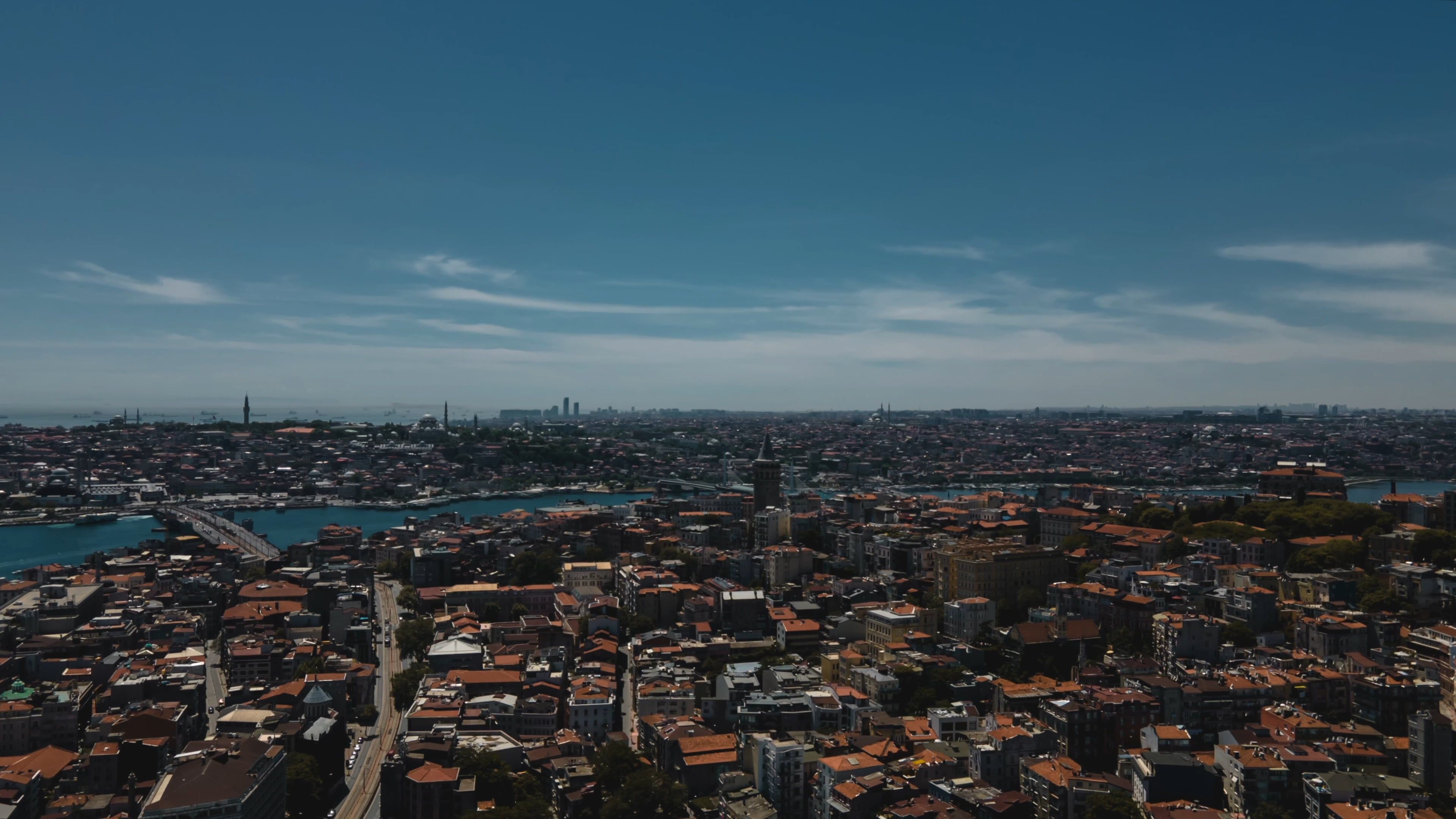 Drone Footage of a Big City · Free Stock Video