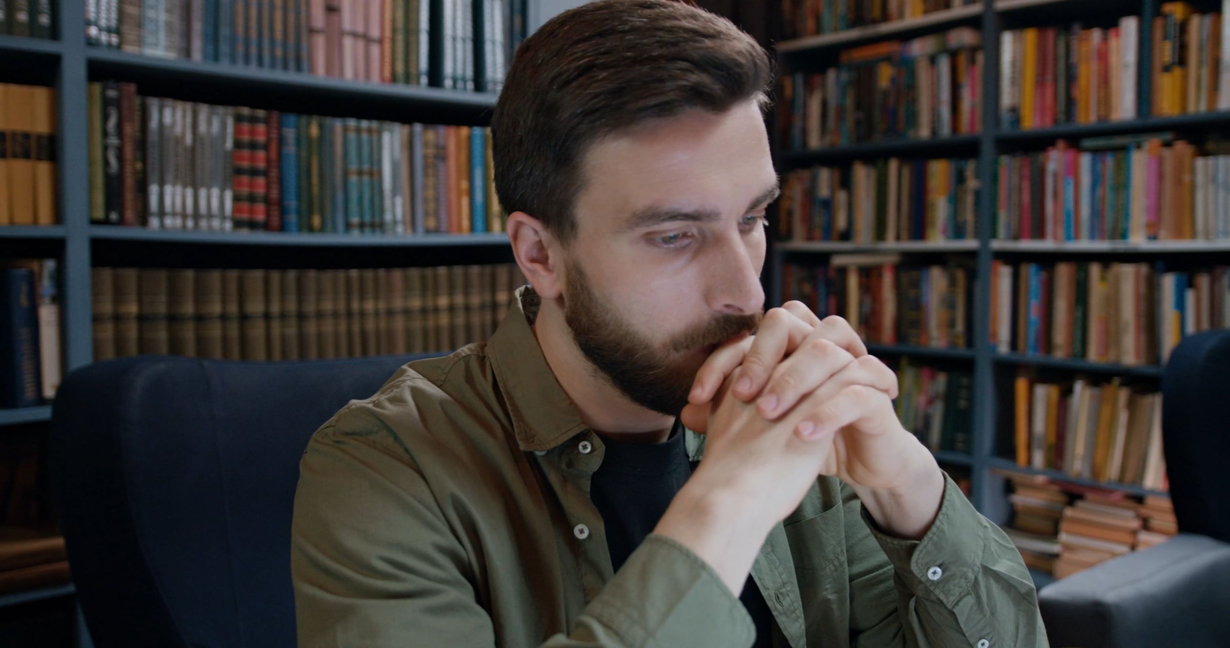 Library Core Man Man Working on a Library Free Stock Video Footage, Royalty-Free 4K & HD ...