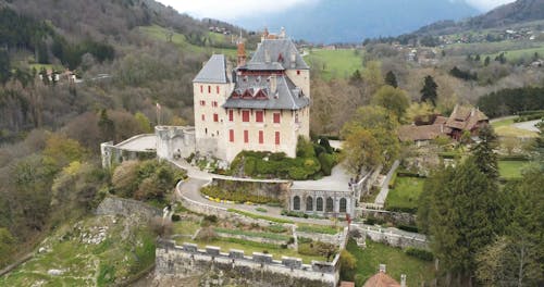 Drone Footage of a Castle