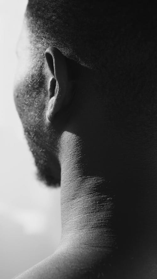 Close Up Video of a Person's Neck