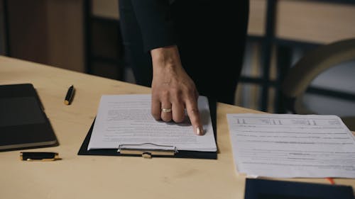 A Man Reading a Document · Free Stock Video