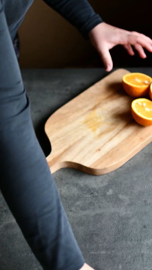 Time Lapse of a Person Making Juice