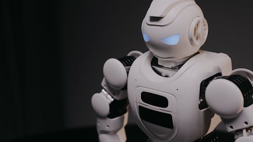 Close-up Video of a Robot