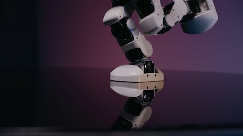 Close-up Video of a Robot