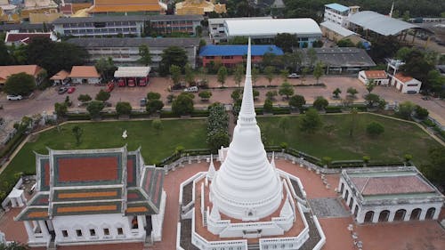 A Drone Footage of a Temples
