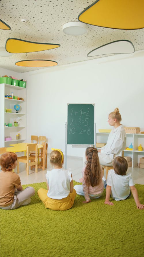 Teacher Teaching Her Students