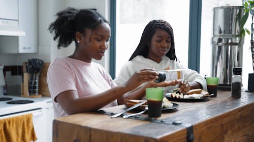 Women Making Breakfast