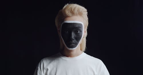 Video of Man Holding Full Face Masks