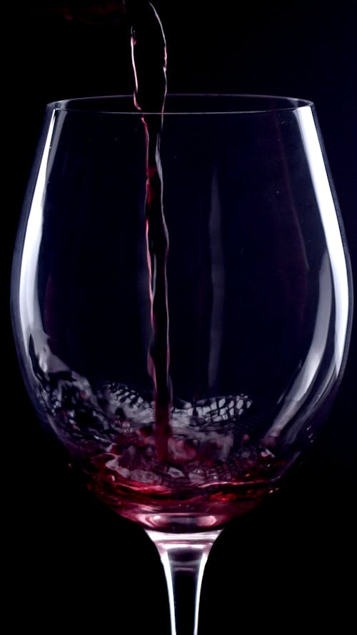 Pouring Wine in the Glass