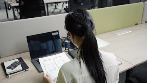 Woman Working in the Office