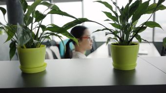 中国 柜台电脑工作视频素材