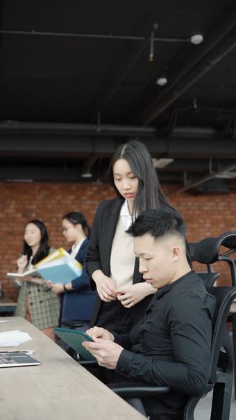 中国人上班高清视频免费下载高清视频视频素材