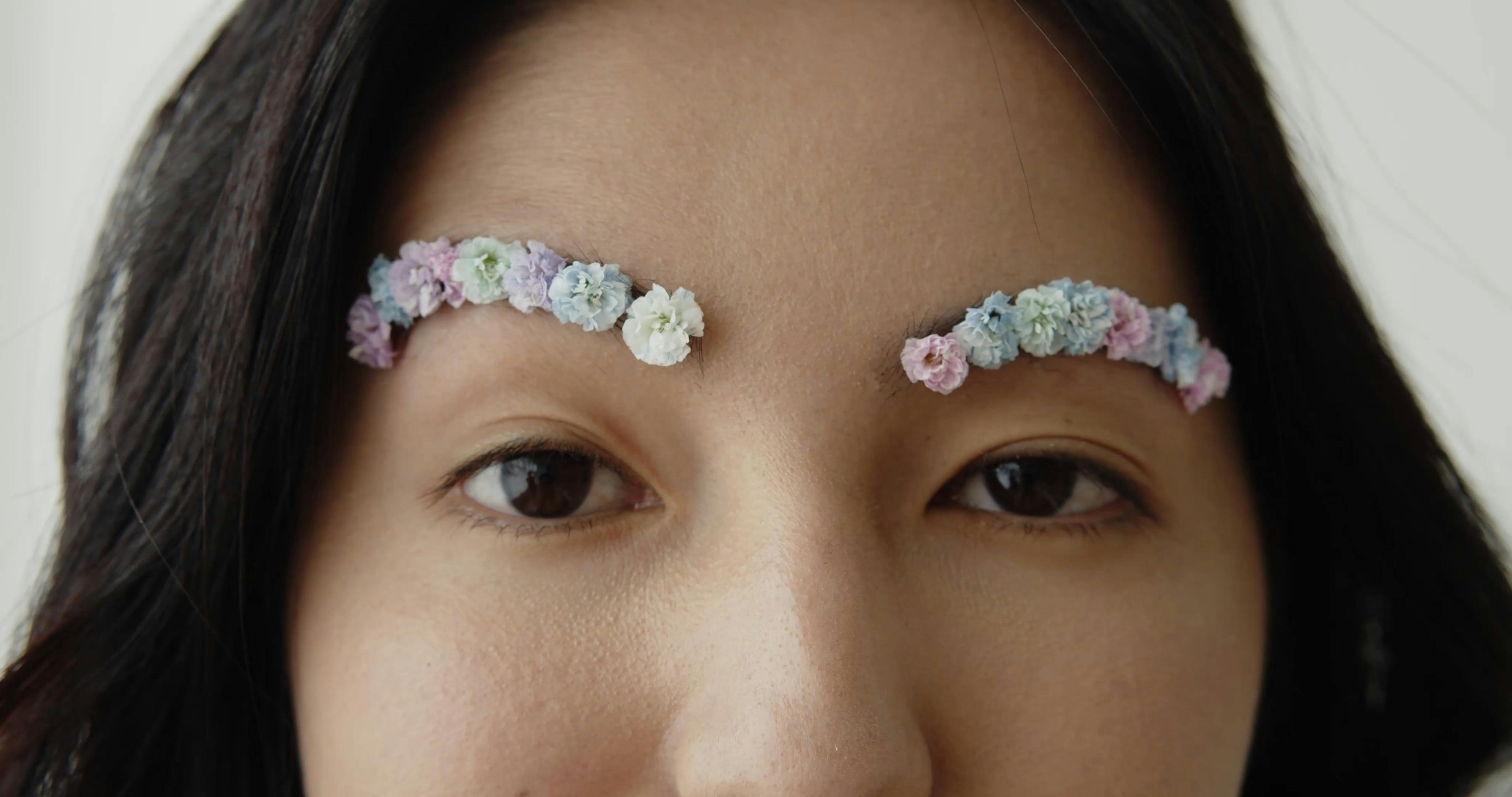 Woman Wiggling Her Eyebrow Free Stock Video Footage, RoyaltyFree 4K