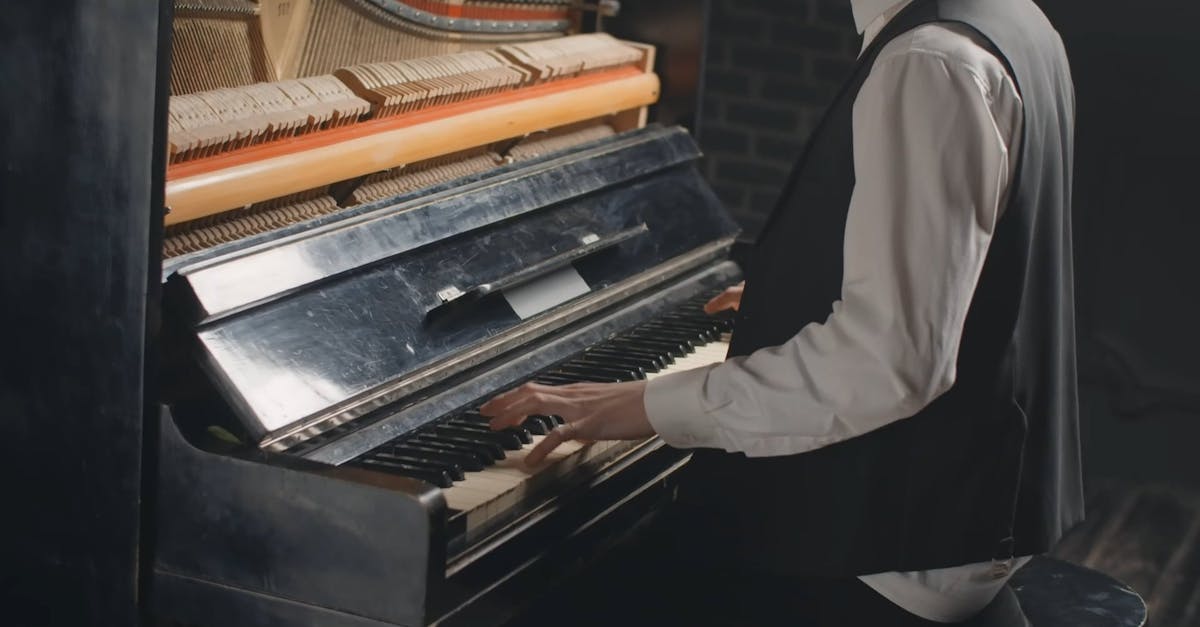 A Blind Man Playing Piano Free Stock Video Footage, Royalty-Free 4K
