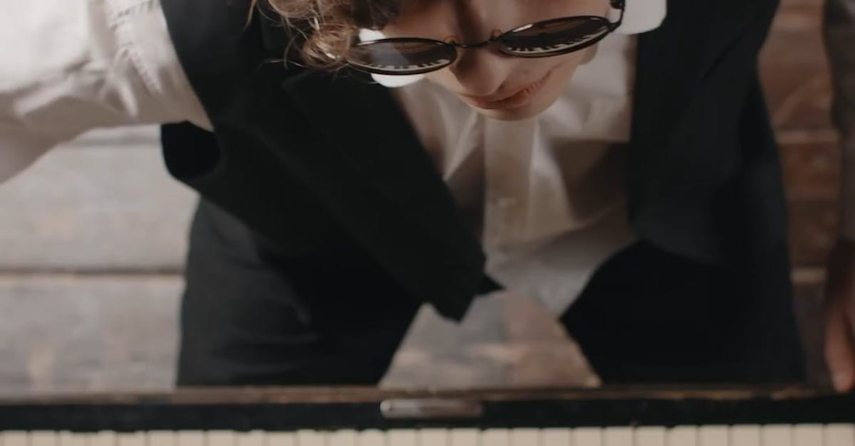 A Blind Man Playing Piano Free Stock Video Footage, Royalty-Free 4K