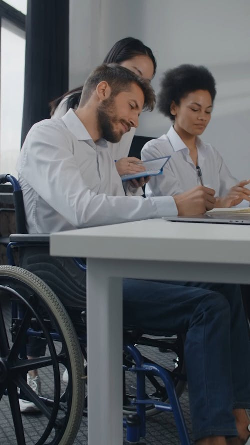 People Working in an Office