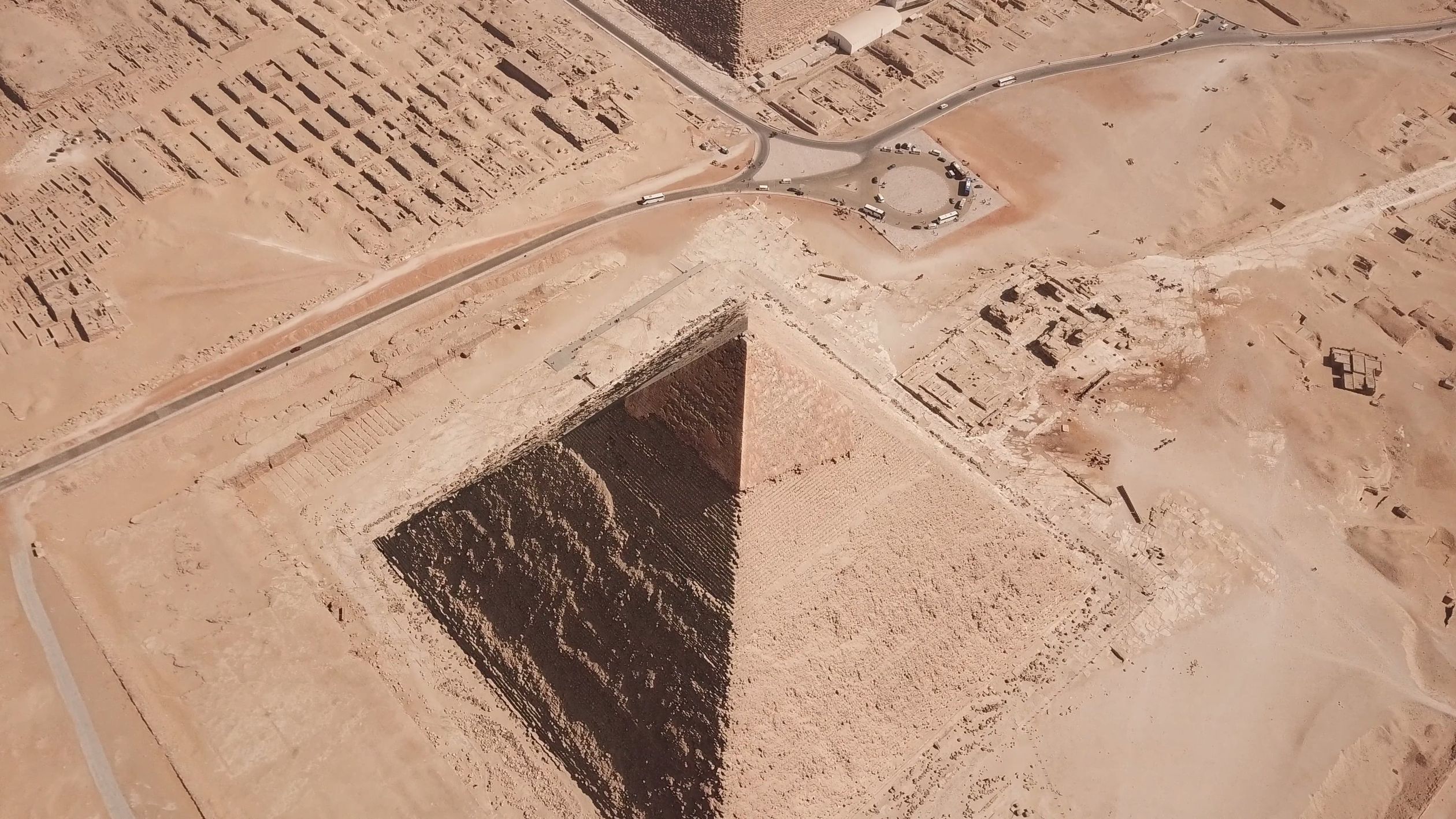 Pyramids Zoom Shot Drone Footage of a Pyramid Free Stock Video Footage, Royalty-Free 4K ...